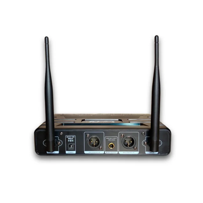 Micrófono Doble UHF UHF-12M de Frecuencia Variable - Image 2