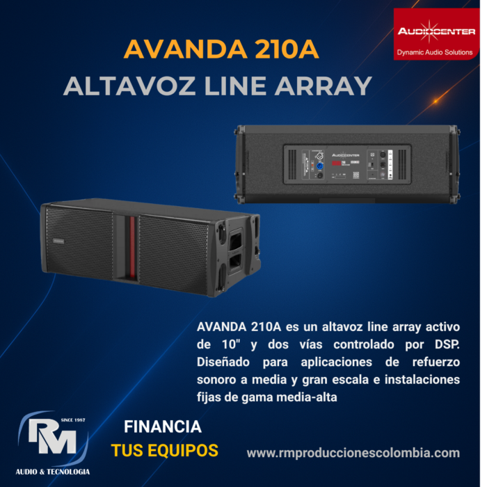 Audiocenter Avanda-210a Line Array Activo 10