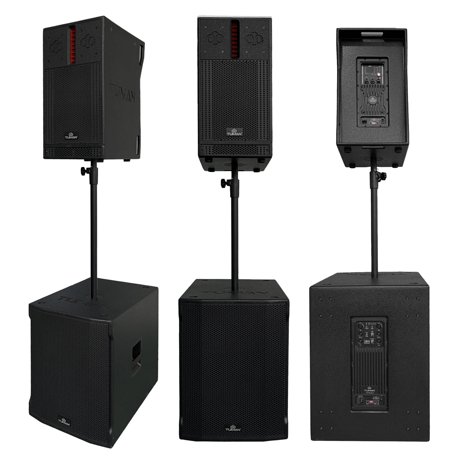 Sistema De Sonido Profesional Tuman TU1812CO 1.1 Canales