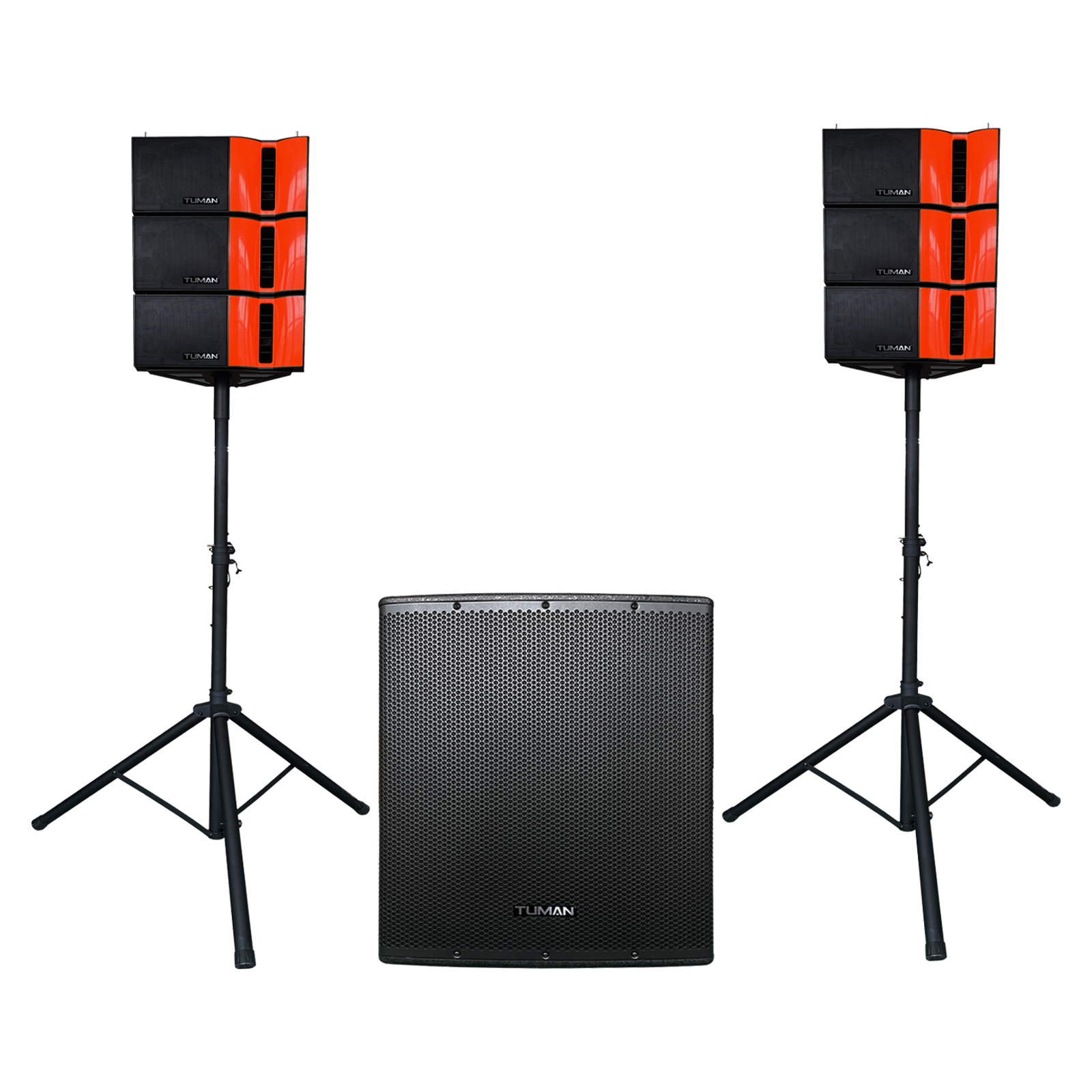 Sistema De Sonido Profesional Tuman TU6618BT 2.1 Canales