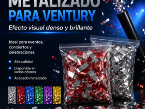 Papel metalizado para máquina de explosión Venturi